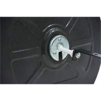 Produits de sécurité Zenith SGI557 Miroir convexe rectangulaire/rond avec support, 12" h x 18" la, Int&eacute;rieur/Ext&eacute;rieur