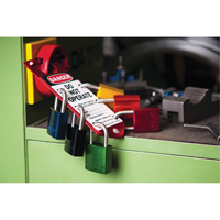 Abus AU-72IB40-HB40-RED Padlock, Keyed Different, Aluminum, 1-1/2" Width