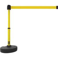 Banner Stakes PL4092 PLUS Barrier Post Set, Plastic, 42" H, Yellow Tape, 15' Tape Length