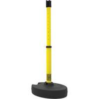 Banner Stakes PL4117 Base pour montant de barri&egrave;re PLUS, Hauteur de 42", Jaune