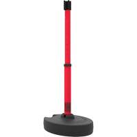 Banner Stakes PL4118 Base pour montant de barri&egrave;re PLUS, Hauteur de 42", Rouge