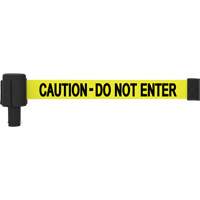 Banner Stakes PL4074 Cassette de banni&egrave;re PLUS, Caution Do Not Enter, 15', Ruban Jaune