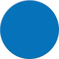 Accuform NMC PTP208BU Marqueur robuste pour le sol Tough-Mark, Cercle, 3,5" lo x 3,5" la, Bleu, Poly&eacute;thyl&egrave;ne