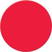 Accuform Signs PTP208RD Tough-Mark Heavy-Duty Floor Marking, Circle, 3.5" L x 3.5" W, Red, Polyethylene