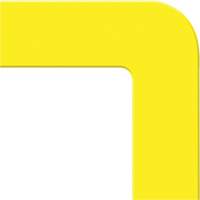 Accuform Signs PTP206YL Marqueur robuste pour le sol Tough-Mark, L, 6" lo x 6" la, Jaune, Poly&eacute;thyl&egrave;ne