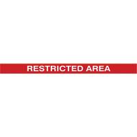 Accuform Signs PTP217 Tough-Mark Heavy-Duty Floor Marking, Rectangle, 48" L x 2" W, Red, Polyethylene