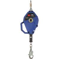 3M DBI Sala Protection Contre Les Chutes 3503804 Cordage de s&eacute;curit&eacute; autor&eacute;tractable avec verrouillage intelligent, 20', Acier inoxydable, Pivotant