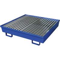 Eagle Mfg. 1640ST Steel Spill Containment Pallet, 92 US gal. Spill Capacity, 54" x 54.25" x 12"