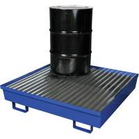 Eagle Mfg. 1640ST Steel Spill Containment Pallet, 92 US gal. Spill Capacity, 54" x 54.25" x 12"