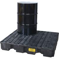 Eagle Mfg. 1645BND Spill Containment Pallet, 66 US gal. Spill Capacity, 51.5" x 51.5" x 8"