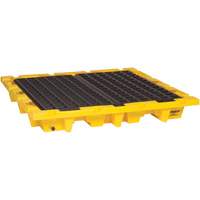 Eagle Mfg. 1646 Spill Containment Pallet, 66 US gal. Spill Capacity, 58.5" x 58.5" x 7.75"