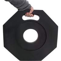 Rubber Base for Premium Delineator Posts, 12 lbs. SGK247 | TENAQUIP