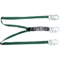 V-Series Lanyard, 6', Snap Hook Center, Snap Hook Leg Ends, Polyester  SGK956 | TENAQUIP