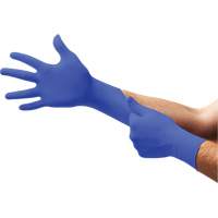 Microflex UF-524-L UltraForm&reg; UF-524 Examination Gloves, Large, Nitrile, 2.4-mil, Powder-Free, Blue, Class 2