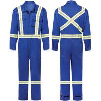 IFR Workwear ASB3108-58 Avenger 7 oz. Flame Resistant Coveralls, Size 58, Royal Blue