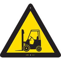 Produits de sécurité Zenith SGN049 Enseigne de s&eacute;curit&eacute; conforme &agrave; la CSA - Forklift, 12" x 12", Plastique, Pictogramme