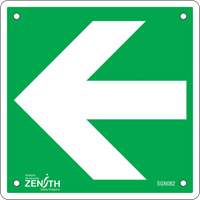 Zenith Safety Products SGN082 Arrow CSA Standard Safety Sign, 6" x 6", Plastic, Pictogram