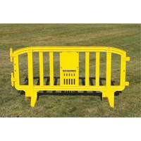 Barricade Movit, Emboîtables, 78" lo x 39" h, Jaune  SGN468 | TENAQUIP