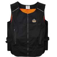 Ergodyne SGN883 Chill-Its&reg; 6260 Lightweight Phase Change Cooling Vest with Packs, Large/X-Large, Black