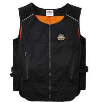 Chill-Its<sup>®</sup> 6260 Lightweight Phase Change Cooling Vest with Packs, Large/X-Large, Black SGN883 | TENAQUIP