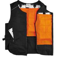 Chill-Its<sup>®</sup> 6260 Lightweight Phase Change Cooling Vest with Packs, Large/X-Large, Black SGN883 | TENAQUIP