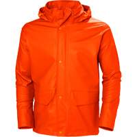 Gale Rain Jacket, Polyester/Polyurethane, Medium, Orange  SGO337 | TENAQUIP