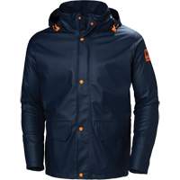 Helly Hansen 70282-590-M Gale Rain Jacket, Polyester/Polyurethane, Medium, Navy Blue