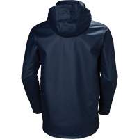 Gale Rain Jacket, Polyester/Polyurethane, 4X-Large, Navy Blue  SGO358 | TENAQUIP