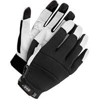 Bob Dale Gloves 20-1-1215-L Gants de m&eacute;canicien, Paume Cuir fleur, Taille Grand