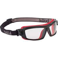 Bollé Safety ULTIPSI Ultim8 Safety Goggles, Clear Lens, Anti-Fog/Anti-Scratch, Closed Vent