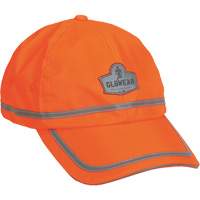 Ergodyne 23238 Casquette de baseball haute visibilit&eacute; GloWear 8930, Orange haute visibilit&eacute;, Polyester