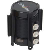 Produits de sécurité Zenith SGO656 Cassette de ruban magn&eacute;tique pour barri&egrave;re de contr&ocirc;le des foules personnalis&eacute;e, 12', Ruban Noir