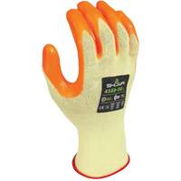 Showa 4568L-08 4568 Cut Resistant Gloves, 8/Large, 15 Gauge, Foam Nitrile Coated, ANSI/ISEA 105 Level 4