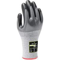 Showa 576M-07 576 Cut Resistant Gloves, Size Medium/7, 13 Gauge, Foam Nitrile Coated, HPPE Shell, ANSI/ISEA 105 Level 3/EN 388 Level C