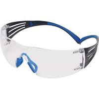 3M SF401SGAF-BLU Lunettes de s&eacute;curit&eacute; SecureFit s&eacute;rie 400, Lentille Transparent, Antibu&eacute;e/Anti-&eacute;gratignures, ANSI Z87+/R&eacute;pond ou surpasse la norme CSA Z94.3