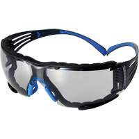 3M SF402SGAF-BLU-F Lunettes de s&eacute;curit&eacute; SecureFit s&eacute;rie 400, Lentille Gris, Antibu&eacute;e/Anti-&eacute;gratignures, ANSI Z87+/R&eacute;pond ou surpasse la norme CSA Z94.3