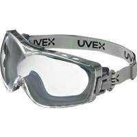 PIP Global Safety S3970HSF Uvex HydroShield&reg; Stealth&reg; OTG Safety Goggles, Clear Lens, Anti-Fog/Anti-Scratch, Indirect Vent