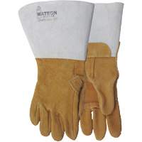 Watson Gloves 285-09 285 Buck-Tex Welding Gloves, Split Leather, Size 9