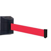 TensaBarrier<sup>®</sup> Wall Mounted Unit, Plastic, Screw Mount, 30', Red Tape  SGP301 | TENAQUIP