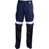 Coolworks CW2-NVRA38W32I High Visibility Pants, Poly-Cotton, 38, Navy Blue