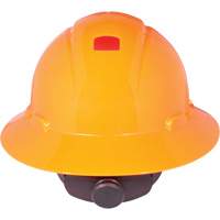 3M H-806V-UV Full Brim Hardhat with Uvicator Sensor, Ratchet Suspension, Vented