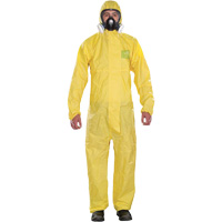 Ansell YY23-T-92-132-08 Combinaisons jetables pour usage mod&eacute;r&eacute; Microchem, 4T-Grand, Jaune, Polypropyl&egrave;ne