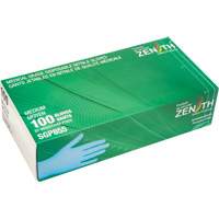 Produits de sécurité Zenith SGP855 Gants jetables de calibre m&eacute;dical r&eacute;sistants &agrave; la perforation, Moyen, Nitrile, 3,5 mils, Sans poudre, Bleu, Classe 2