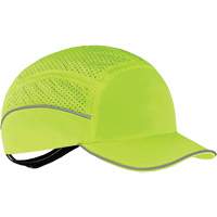 Ergodyne 23352 Skullerz&reg; 8955 Lightweight Bump Cap Hat, High Visibility Lime Green