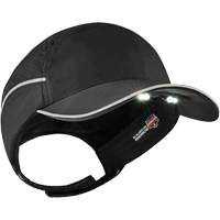 Ergodyne 23369 Casque antichocs l&eacute;ger avec lampe DEL 8965 Skullerz, Noir
