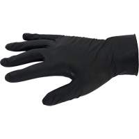 Ansell 49277 KleenGuard G10 Kraken Grip Disposable Gloves, Large, Nitrile, 6-mil, Powder-Free, Black