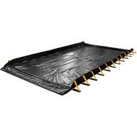 Enpac 48-12501-BK-SF Berme de confinement en mousse emboîtable Stinger, Capacit&eacute; 4488 gal. US, 50' la x 12' lo x 12'h, Paroi en mousse