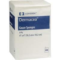 Safecross 3073 Gauze Sponges, Pad, 4" L x 4" W, Medical Device Non-Medical