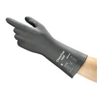 Ansell 38612080 Gants r&eacute;sistants aux produits chimiques AlphaTec, Taille 8, 12" lo, Caoutchouc butyle/Viton, 0,3 mil