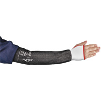 Ansell 11281180-N HYFLEX&reg; 11-281 Narrow Thumb Protective Arm Sleeve, Intercept, 18", ASTM ANSI Level A4, Grey
